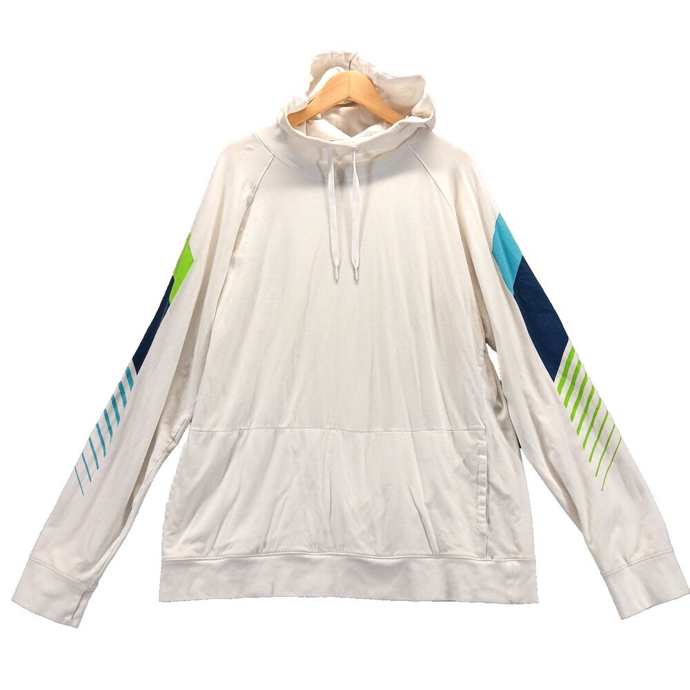 American Eagle Outfitters AE Active Flex Mens XXL White Hoodie Pullover
